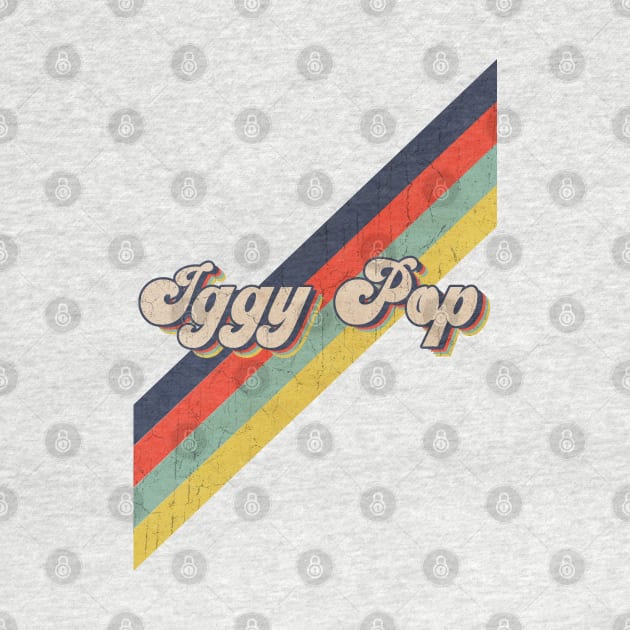 retro vintage color Iggy Pop by HarryMarket